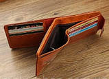 Кошелек мужской 100долларов черный бумажник визитница гаманець, Мужские портмоне кошельки гаманці чоловічі, фото 9