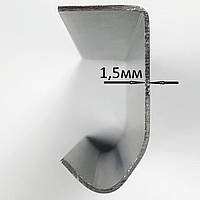 Профиль толщиной 1,5 мм для роликов гаражных ворот Alutech рельс трек направляющий PRG04