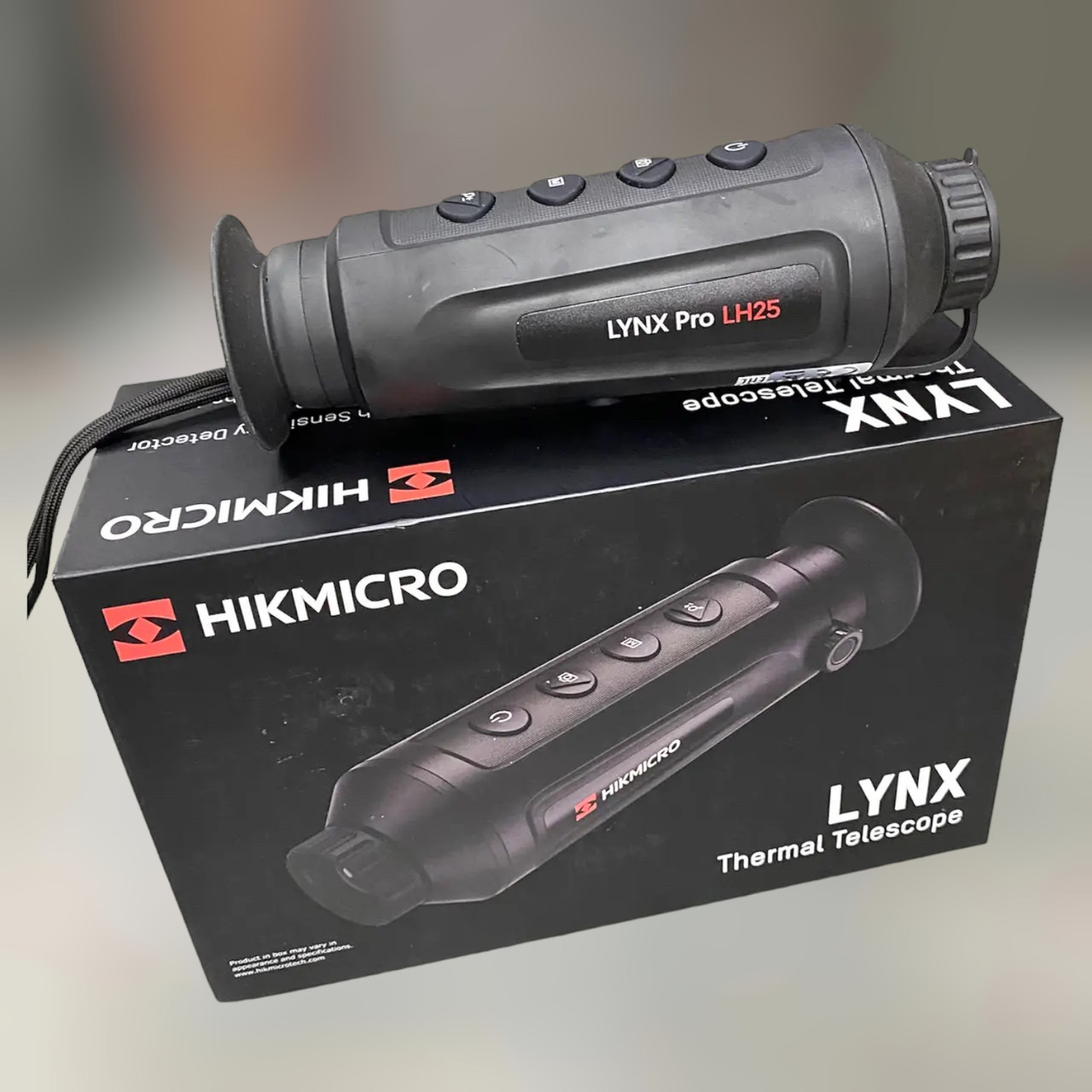 Тепловізійний монокуляр HikMicro Lynx Pro LH25 - 25XG, 384×288, 50 Гц, об'єктив 25 мм, LCOS 1280×960