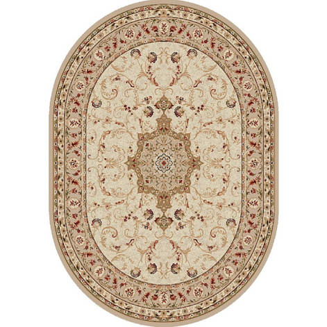 Килим 2,50*3,50 овал бежева класика Lotos 523/100о, фото 1