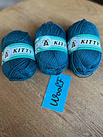 Kitty from Bernetta Wolle 11349 синьо-зелений