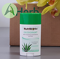 NutriBiotic, дезодорант (без алюминия), без запаха, 75 г