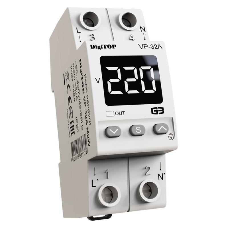 Реле напруги Vp-32A M2W DIN