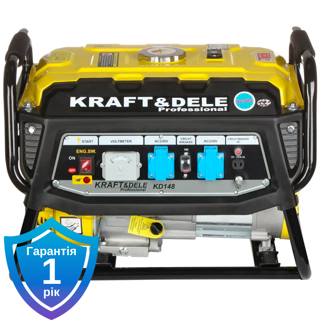 Генератор бензиновий Kraft&Dele KD-148 3500W