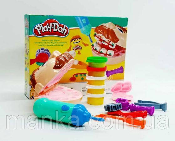 Игровой набор пластилин "Мистер Зубастик" Набір для творчості Star Toys "doctor drill" Дантист XS660-1
