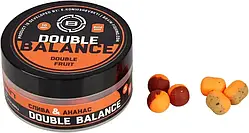 Бойлі Brain Double Balance 10+8х12mm Double Fruit (слива + ананас)