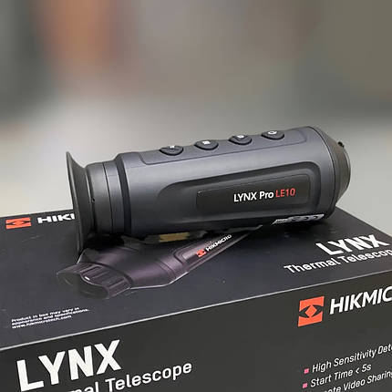 Тепловізор HikMicro Lynx Pro LE10, 10 мм, Wi-Fi, стaдиoмeтpичecĸий далекомір, відеозапис, фото 1
