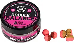 Бойлі Brain Double Balance 10+8х12mm Krill & Garlic (креветка + часник)