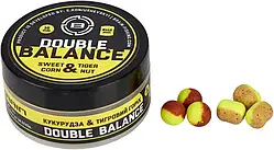 Бойли Brain Double Balance 10+8х12mm Sweet Corn & Tiger Nut (кукурудза + тигровий горіх)