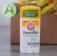 Arm & Hammer, Essentials, дезодорант з натуральними дезодоруючими речовинами, без штучних ароматизаторів, 71 г