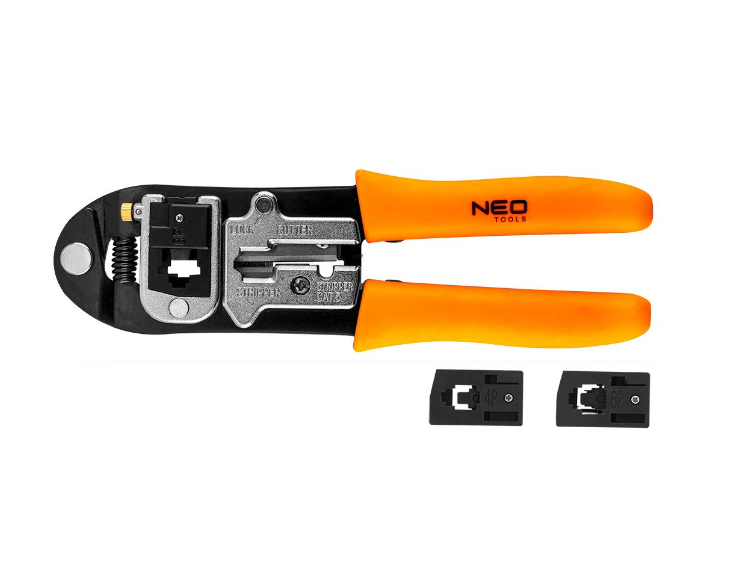 Обтискні кліщі NEO TOOLS (4P 6P 8Pмм)