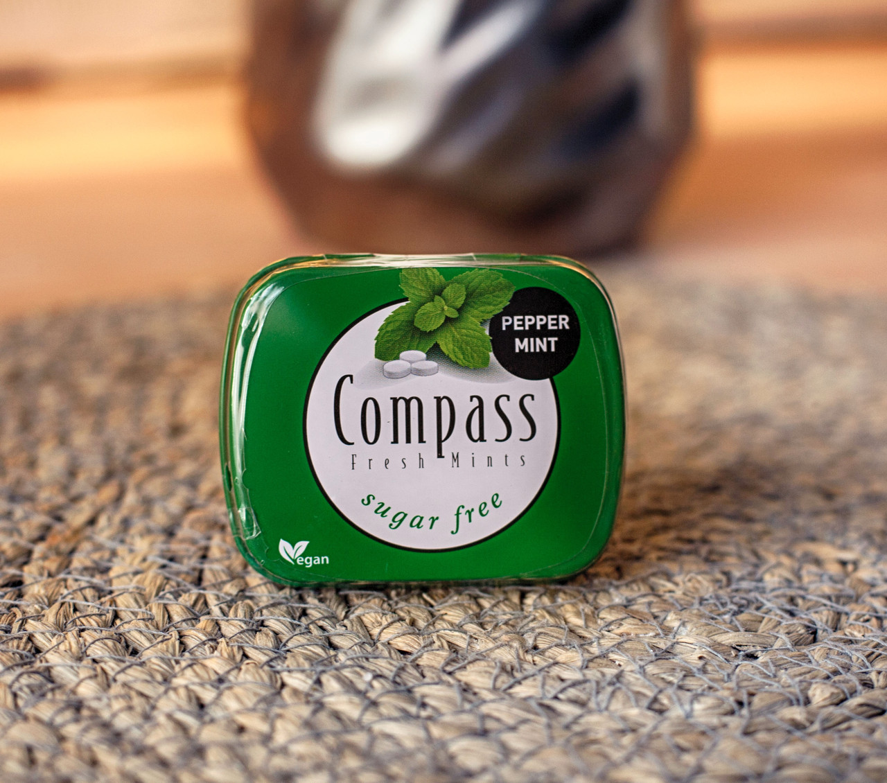 Драже Compass м'ята "Pepper Mint" без цукру 14 гр. Німеччина