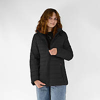 Стеганая куртка на синтепоне с капюшоном Tovta 4XL Черный