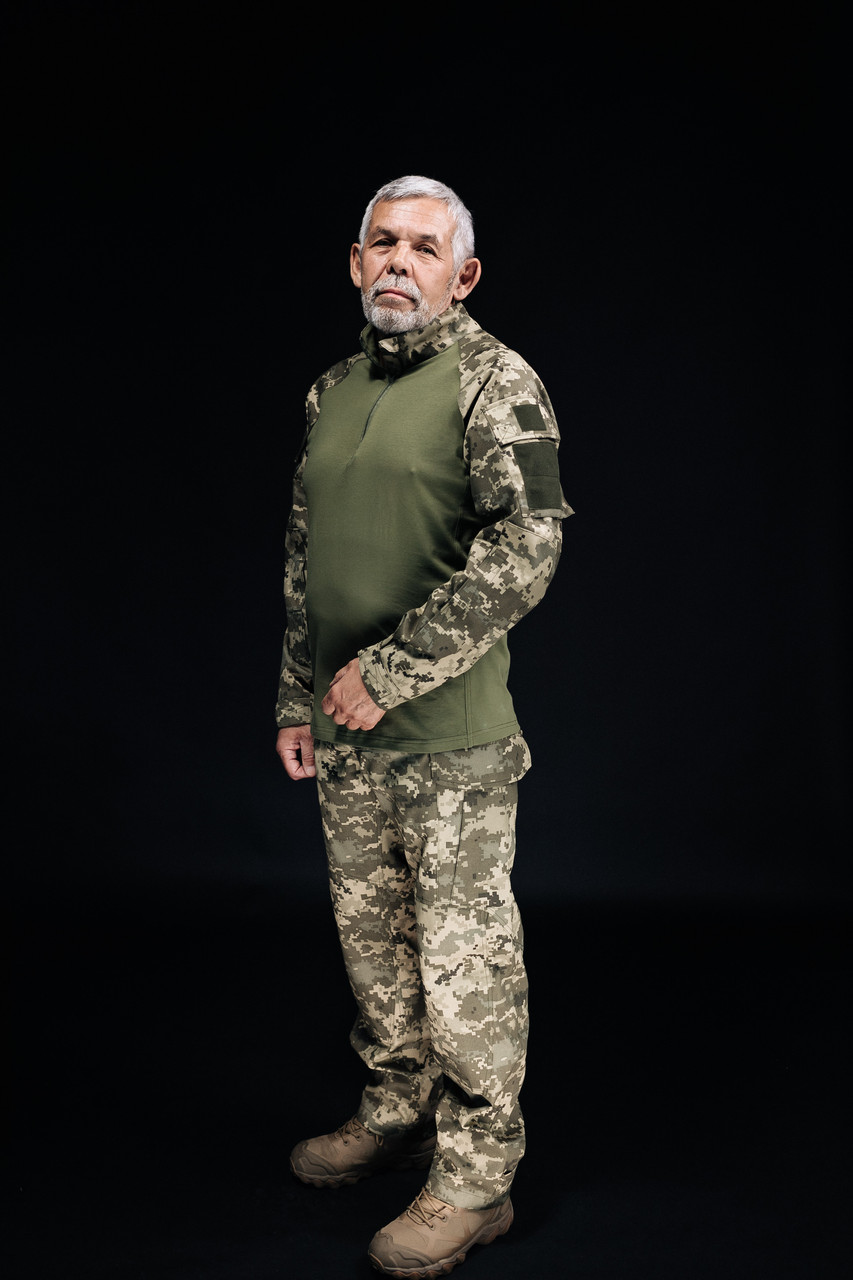 Армійський костюм для ЗСУ тактичний Сорочка ubacs камуфляжна + штани бойові Піксель MILIGUS р. р. 2XL Long