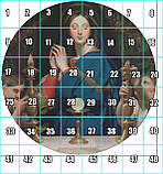 (Електронна)Схема для вишивки крестом або петитом :"Мадонна з гостією", фото 3