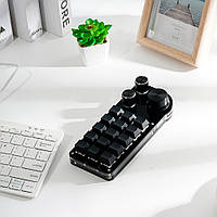 Програмована клавіатура з підсвічуванням на 15 клавіш + 3 енкодери  Чорний