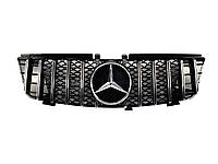 Решетка радиатора Mercedes ML-Class W164 (2005-2008) GT Chrome Black