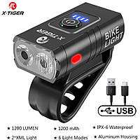 Велосипедний ліхтар X-Tiger USB QD-0201 Чорний