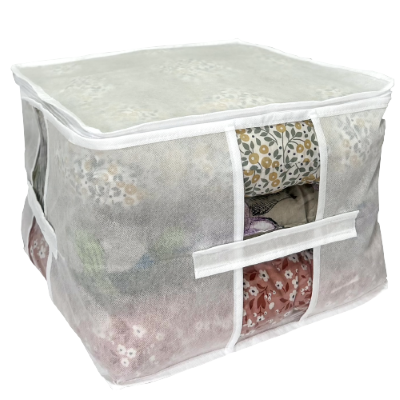 Велика сумка для зберігання речей XM - 35*35*25 см ORGANIZE (білий)