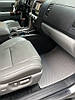 Поліуретанові килимки 3 ряди EVA сірі Середній ряд - 3 місця для Toyota Sequoia 2007-2022рр, фото 6