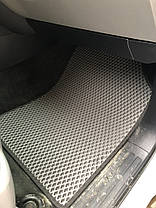 Поліуретанові килимки 3 ряди EVA чорні Середній ряд - прохід для Toyota Sequoia 2007-2022рр, фото 4