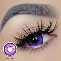 Кольорові фіолетові лінзи Meetone Aiya для темних і світлих очей