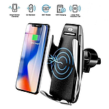 Бездротова автомобільна зарядка для телефону в авто Penguin Smart Sensor S5, фото 3