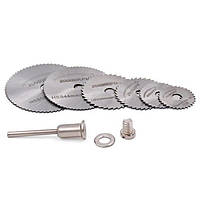 Набір відрізних дисків HSS 22-50 мм для дремеля гравера 6 шт (SH017455)