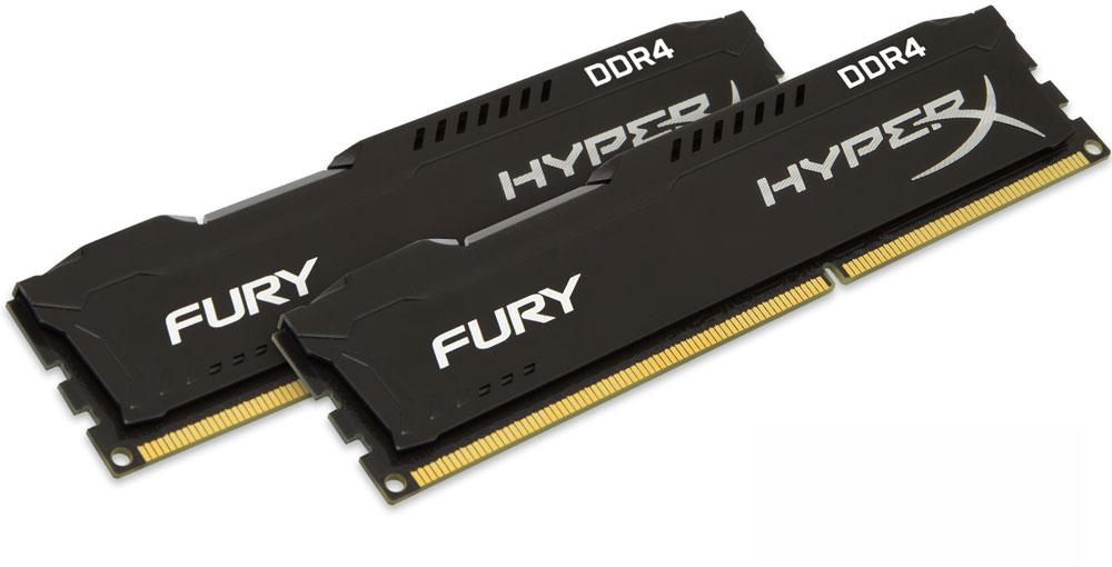 DDR4 2400MHz 8Gb HyperX Fury (HX424C15FB2/8) PC4-19200 Black ...