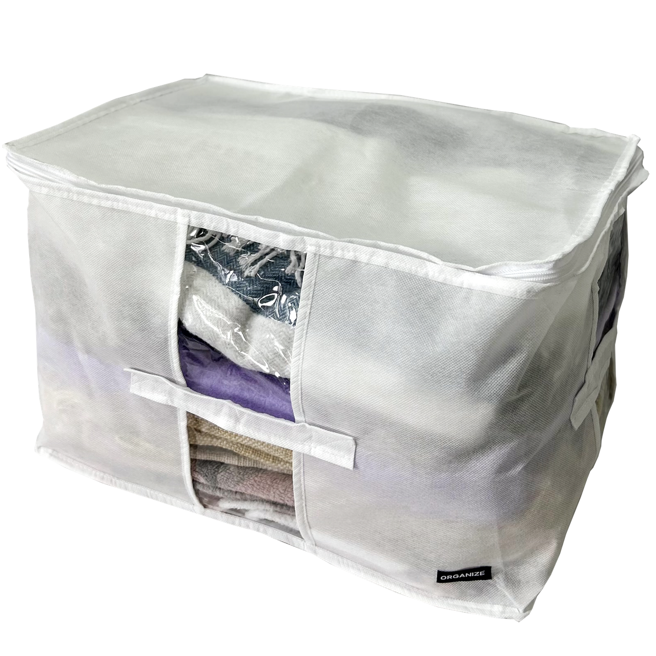Велика сумка для зберігання речей ORGANIZE XL - 46x32x29 см (білий)