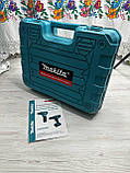 Дриль шуруповерт з високим моментом, що крутить, Makita 550 DWE (24V, 5.0AH)+набір інструментів 40шт, фото 3
