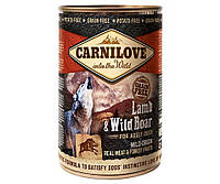 Влажный корм для взрослых собак Carnilove Lamb & Wild Boar баранина 6x400 гр