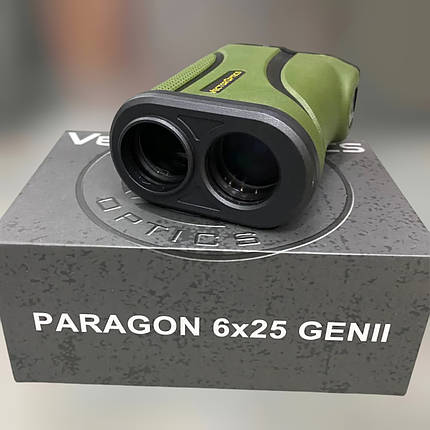 Далекомір лазерний Vector Optics Paragon 6x25 LCD, 5-1850 м Gen II, фото 1