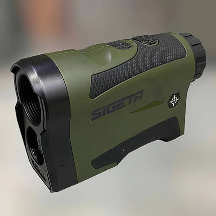 Далекомір лазерний Sigeta iMeter LF1000A, 6x22, дальність 6-1000 м, з обчисленням швидкості, висоти, кута нахилу і скануванням, фото 1