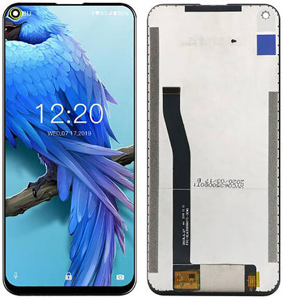 Дисплей + сенсор Oukitel C17 / C17 Pro Black - p/n: FPC-XL6350080T1-30#1, фото 1