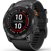 Смарт-часы Garmin Fenix 7X Pro Solar Slate Gray w. Black Band (010-02778-00/01)