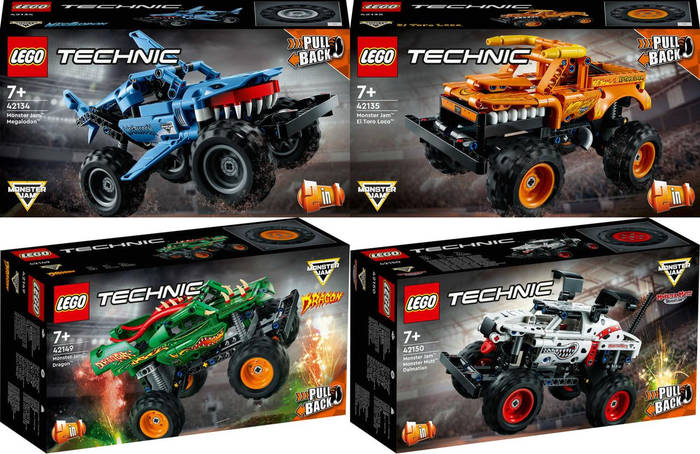 Купить LEGO Technic Monster Jam 42134, 42135, 42149, 42150, цена 1196 ...