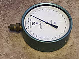 Манометр деформаційний зразковий загальнотехнічний поверчний МО-11202 60 кгс/см2 Ф160 мм М20*1,5 к.т.0,4 смр, фото 3