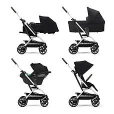 Прогулянкова коляска Cybex Eezy S Twist plus 2 SLV moon black, фото 6