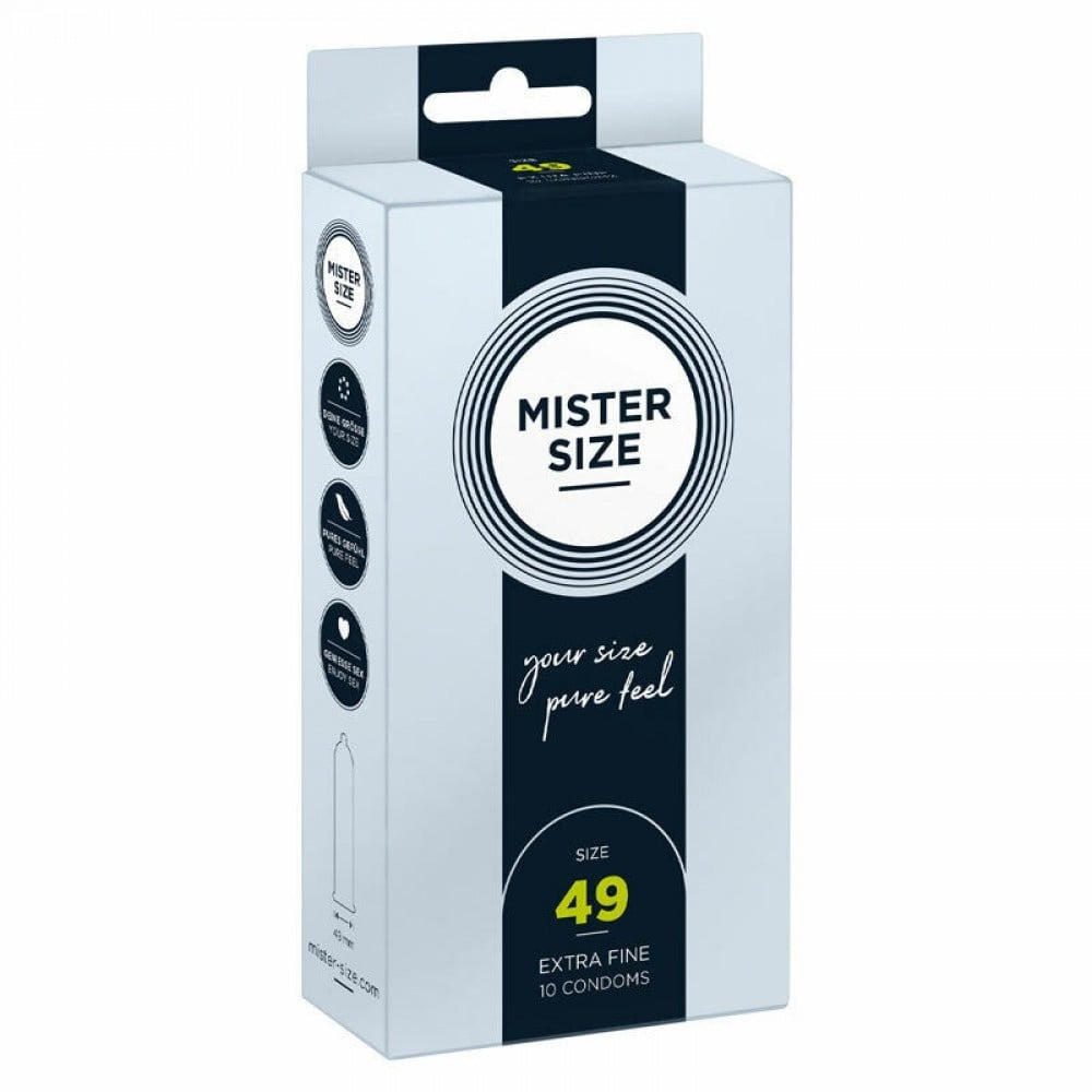 Презервативи Mister Size 49mm pack of 10 Кітті