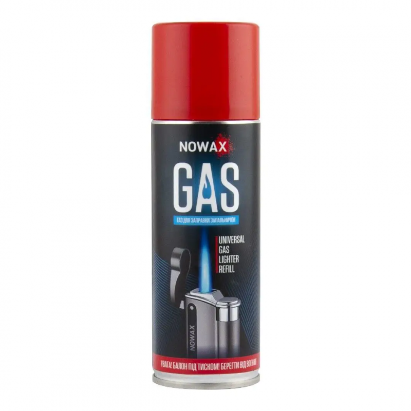 Газовый баллончик для заправки зажигалок TM NOWAX 200 мл, Газовый баллон для зажигалок - фото 1 - id-p1908815495
