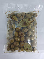 C бальзамическим уксусом зеленые оливки Амфисис 3кг с косточками 181 -200 Jumbo в пет-пакете 71365