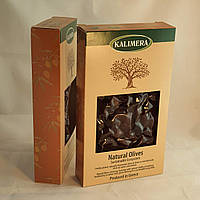 Вяленые Каламата маслины 0.2кг с косточками 181 -200 Jumbo в вакууме в картонной коробке 70490