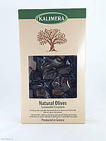 Вяленые Халкидики маслины 0.2кг с косточками 181 -200 Jumbo в вакууме в картонной коробке 73420