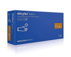 Рукавички нітрилові Nitrylex® Basic нестерильні неопудрені XL
