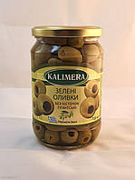 KALIMERA Гігант 141-160 Зелені оливки без кісточки 720 мл 340г.св