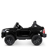 Електромобіль Джип Toyota на акумуляторі з пультом керування та світлом Bambi M 4919EBLRS-2 Чорний, фото 4