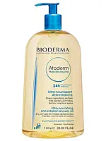 Масло для душа Bioderma Atoderm Shower Oil, 1 литр, Франция.