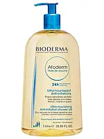 Масло для душу Bioderma Atoderm Shower Oil, 1 литр, Франция.