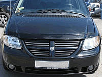 Дефлектор капота (мухобойка) Dodge Caravan IV 2001-2008 (додж караван)